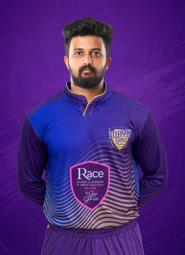 AJINAS K - Alleppey Ripples Kerala Cricket League